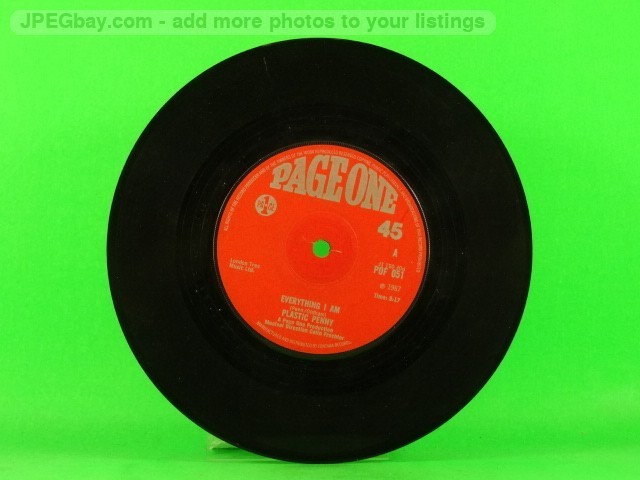 PLASTIC PENNY EVERYTHING I AM (137) 7" PAGE ONE