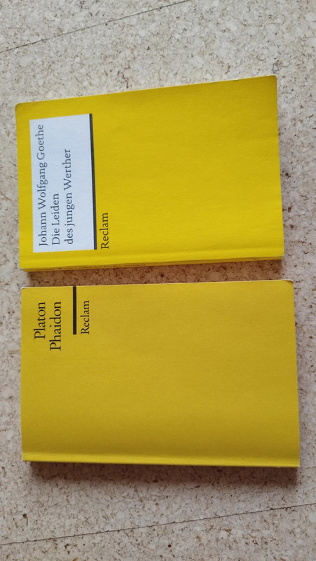 Phaidon und Die Leiden des jungen Werther