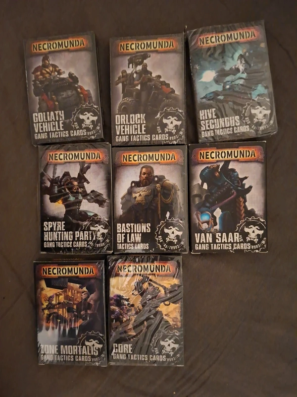 Necromunda Gang Cards vehicle tactics
