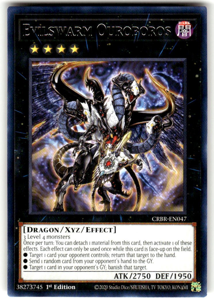 Evilswarm Ouroboros Raro Crossover Breakers CRBR-EN047 NM