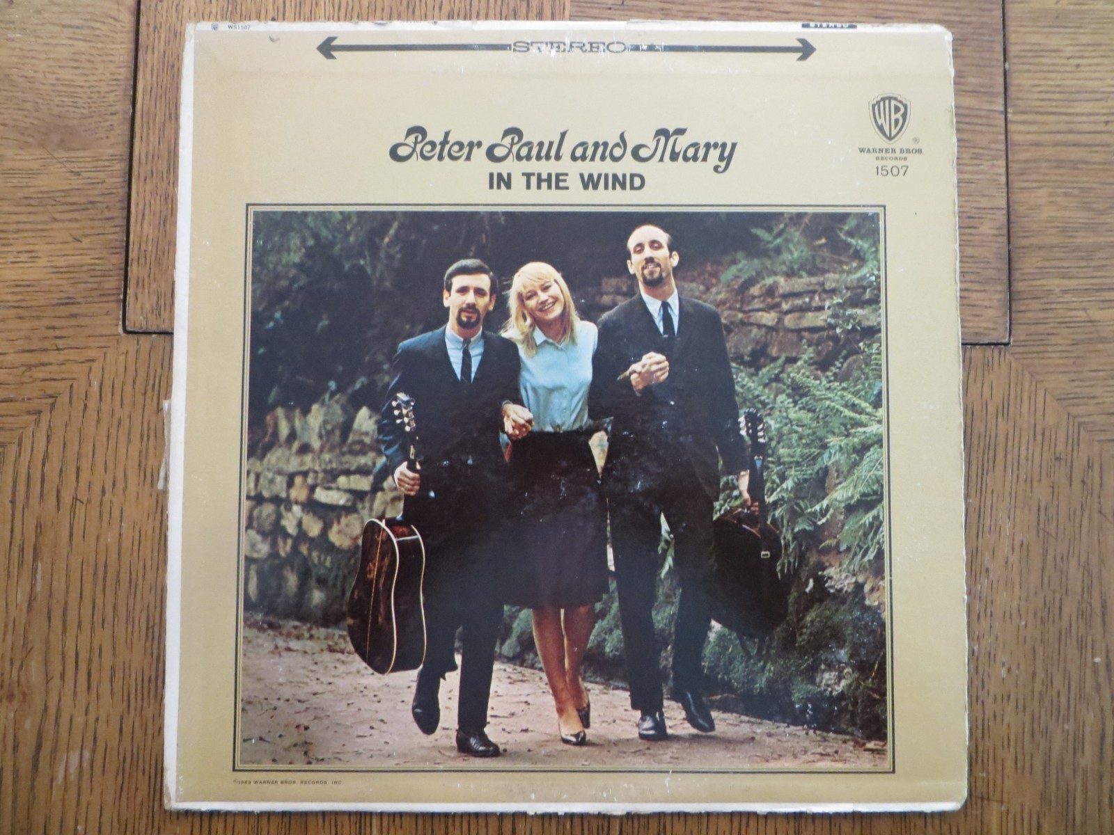 Peter, Paul And Mary - In The Wind - 1963 - Warner Bros WS 1507 Vinyl LP VG/F