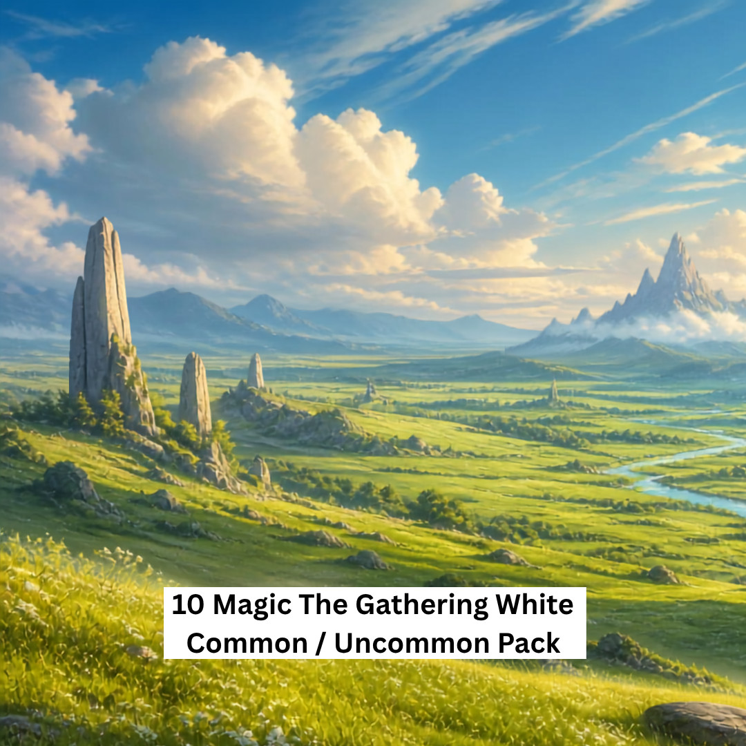 MTG Bianco Comune/Non Comune Confezione 10 Carte