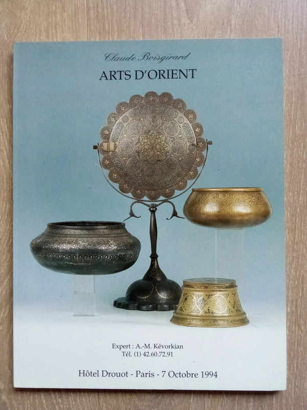 Arts d'Orient, catalogue de vente aux enchères, octobre 1994