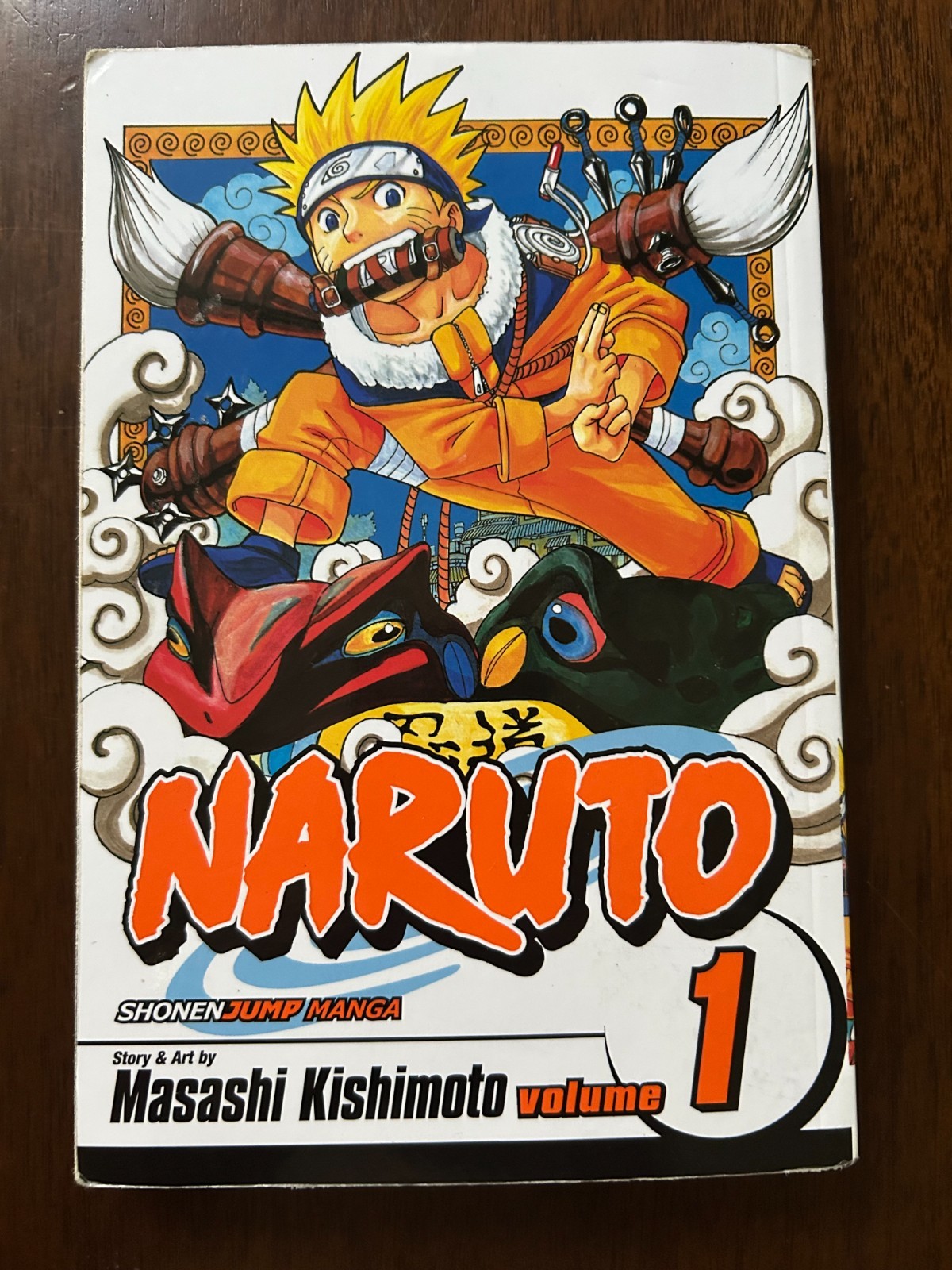 Naruto Vol 1 #1 Trade manga tascabile inglese di Masashi Kishimoto VIZ Shonen