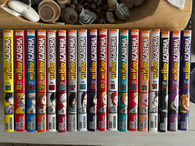 Lot de livre MyHero Academia