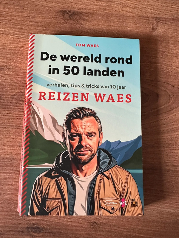 Boek Tom Waes De wereld rond in 50 landen