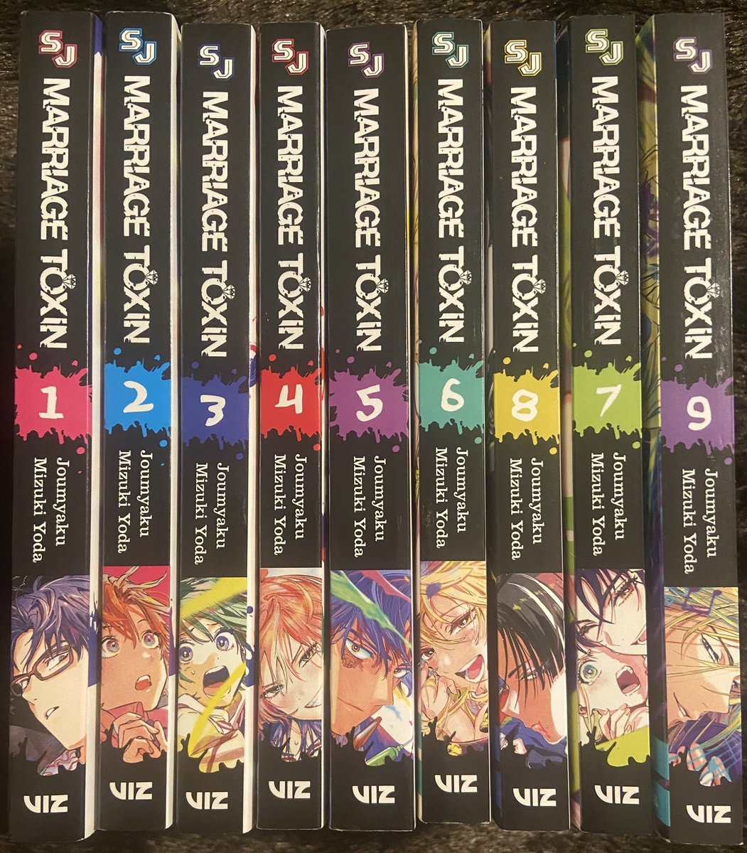 NUOVISSIMO set manga inglese Viz Media Marriage Toxin Vol 1-9