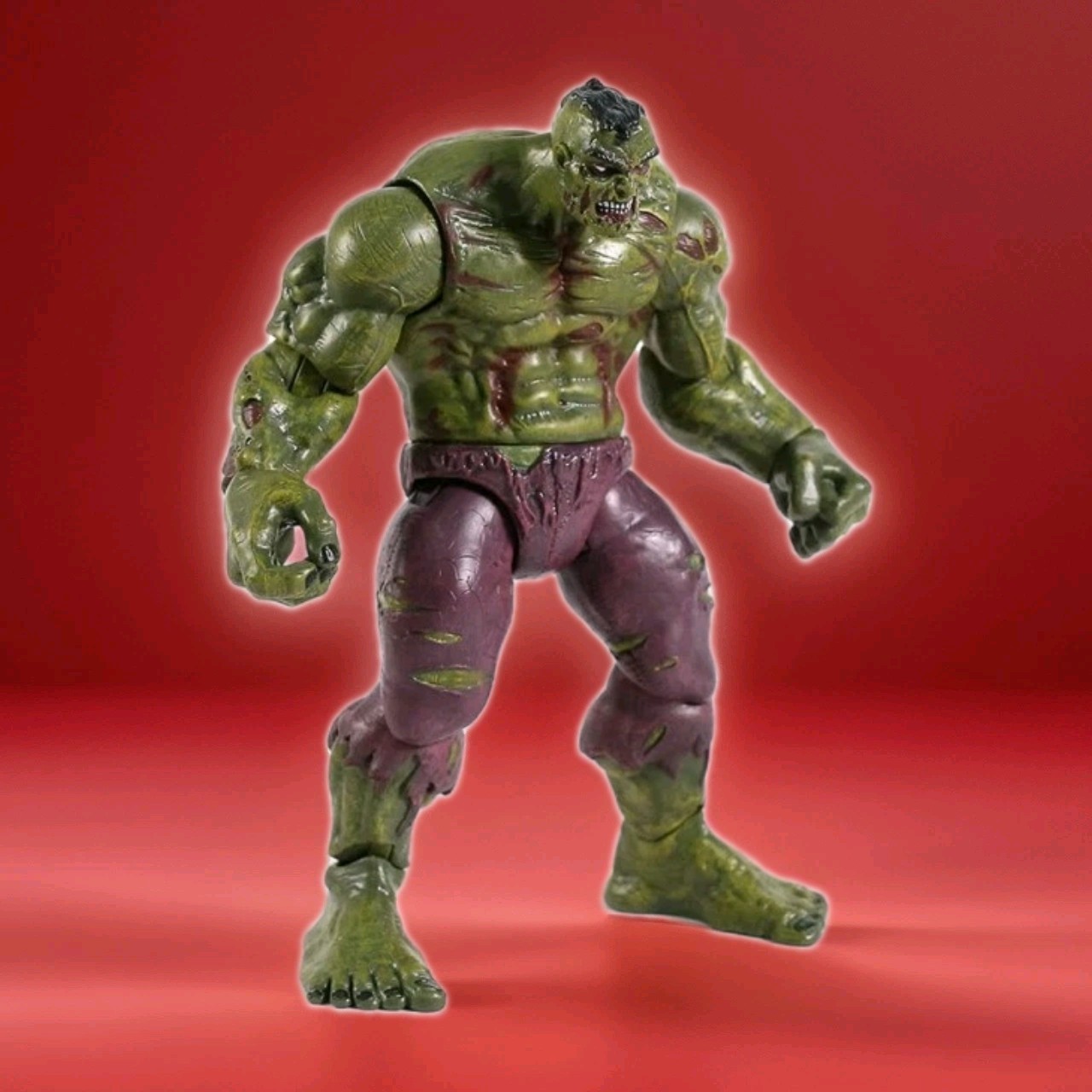 2007 Diamond Select Toys Marvel Zombies Incredible Hulk Modellino Leggende