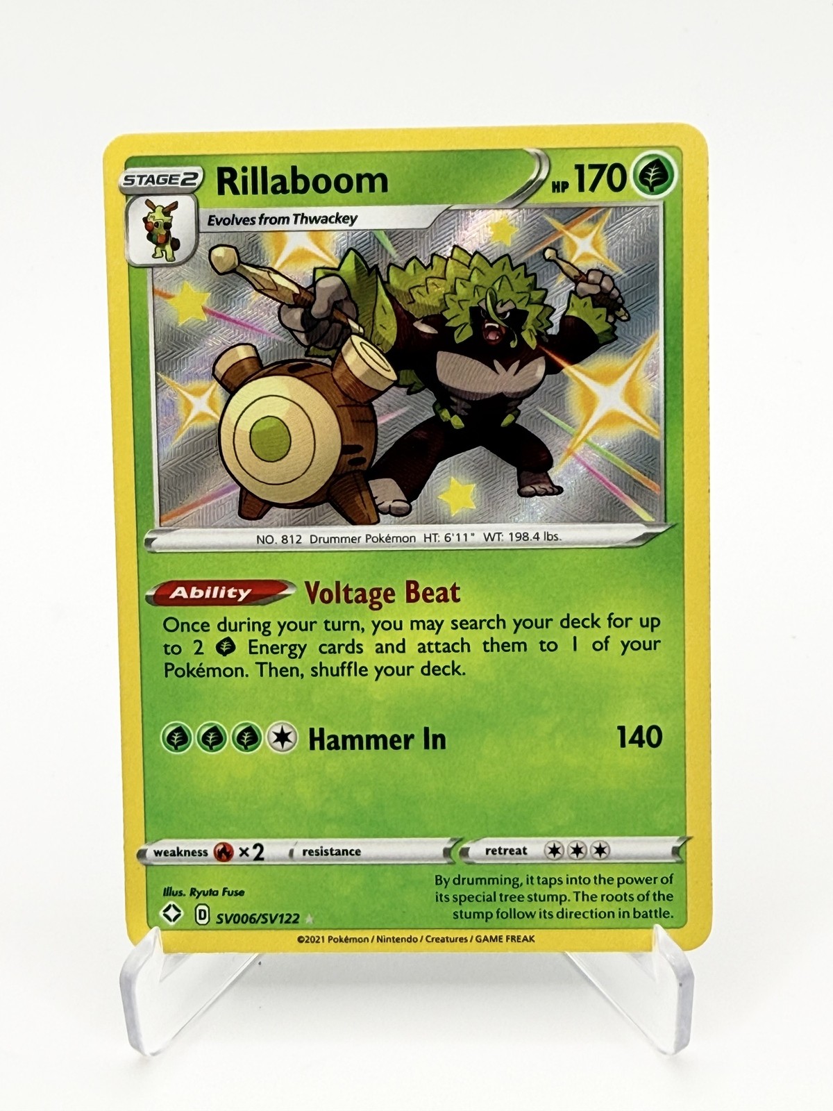 Rillaboom SV006/SV122 Shining Fates English