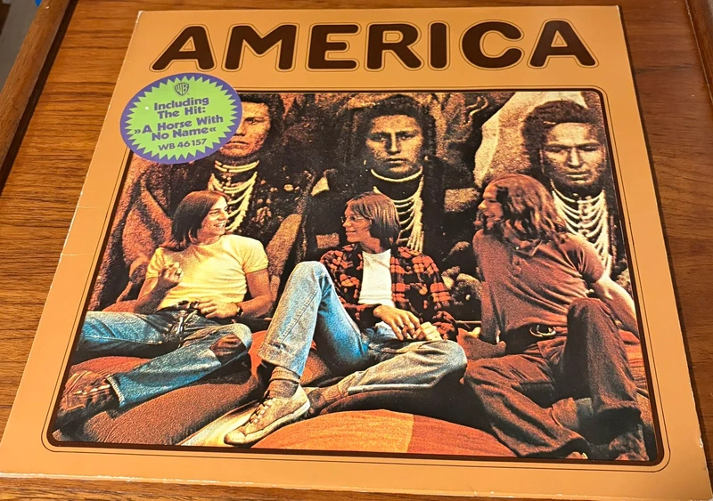 Vinyle 33T America - Album éponyme (A Horse With No Name) - Pressage Européen 1981