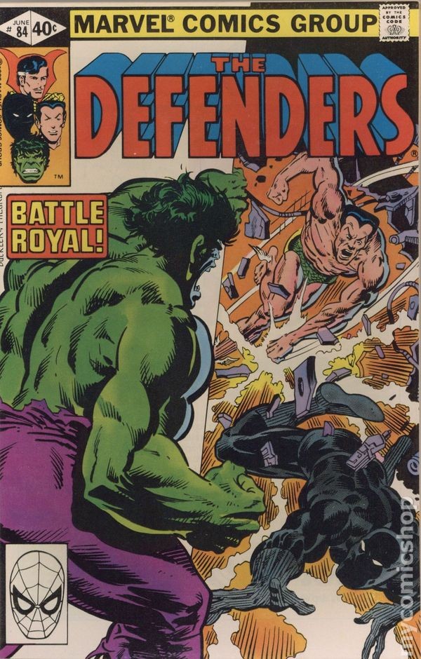Defenders #84D FN 1980 Immagine Stock