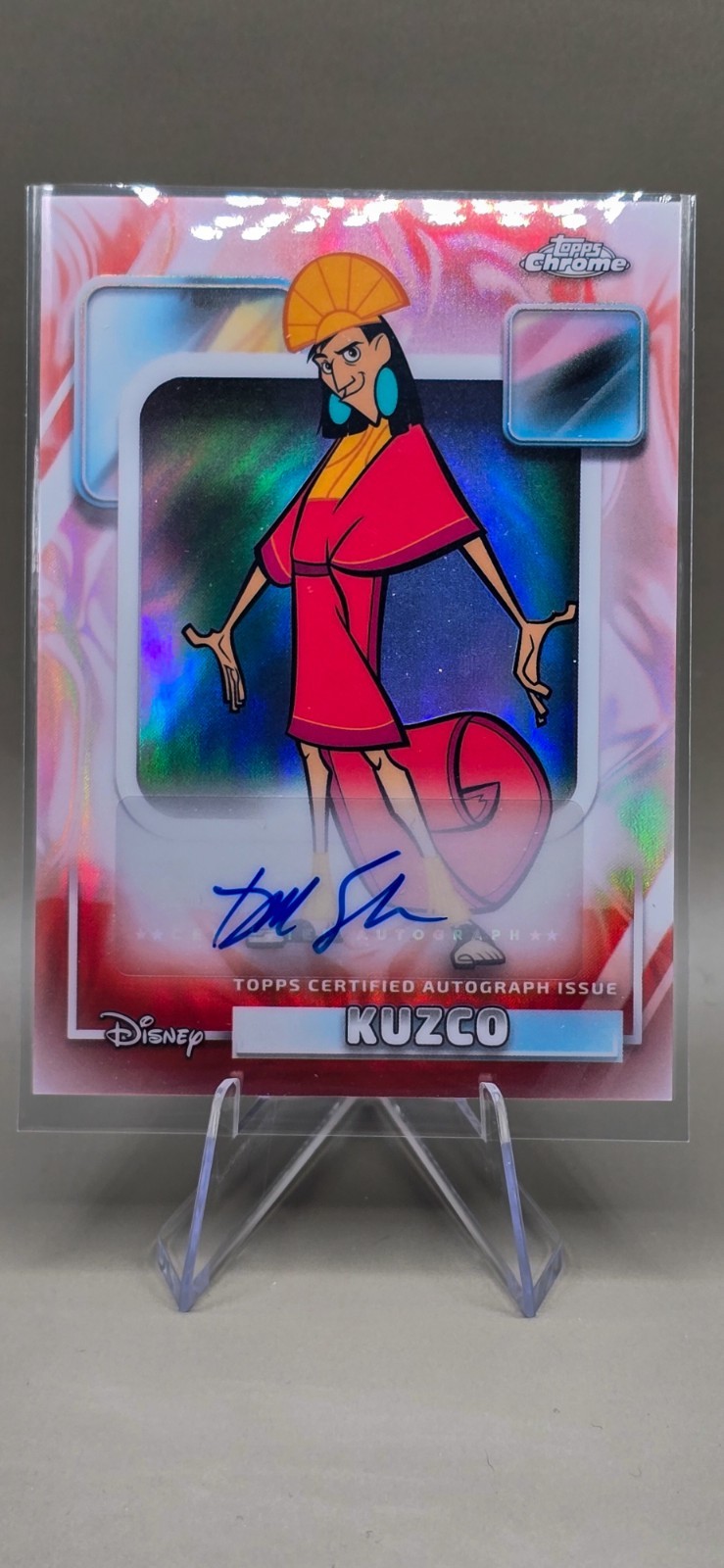 Topps 2026 Disney Chrome Kuzco Autografo David Spade AA-DSP Card