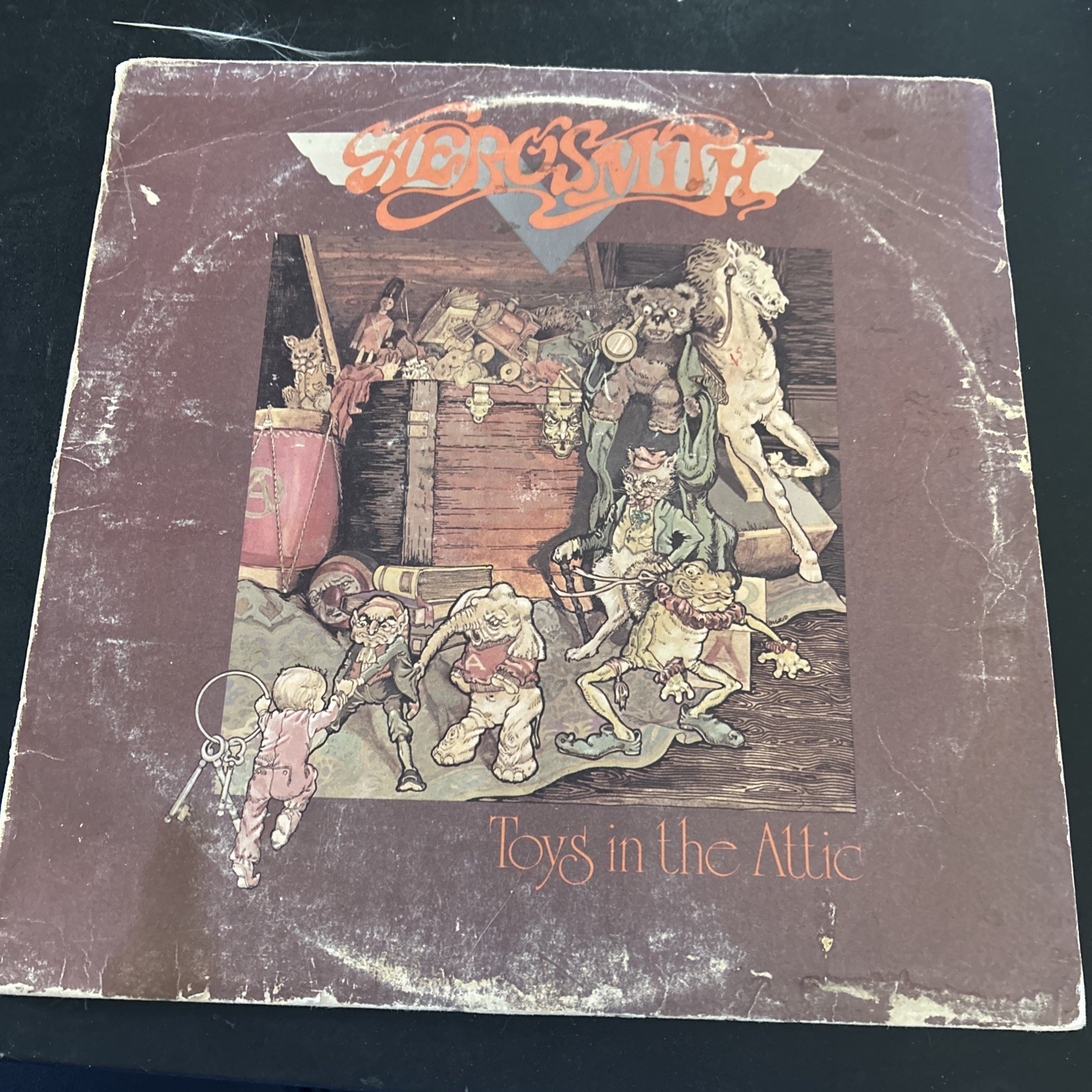 Aerosmith Toys In The Attic Vintage Vinyl LP 1975 Columbia Record PC 33479!