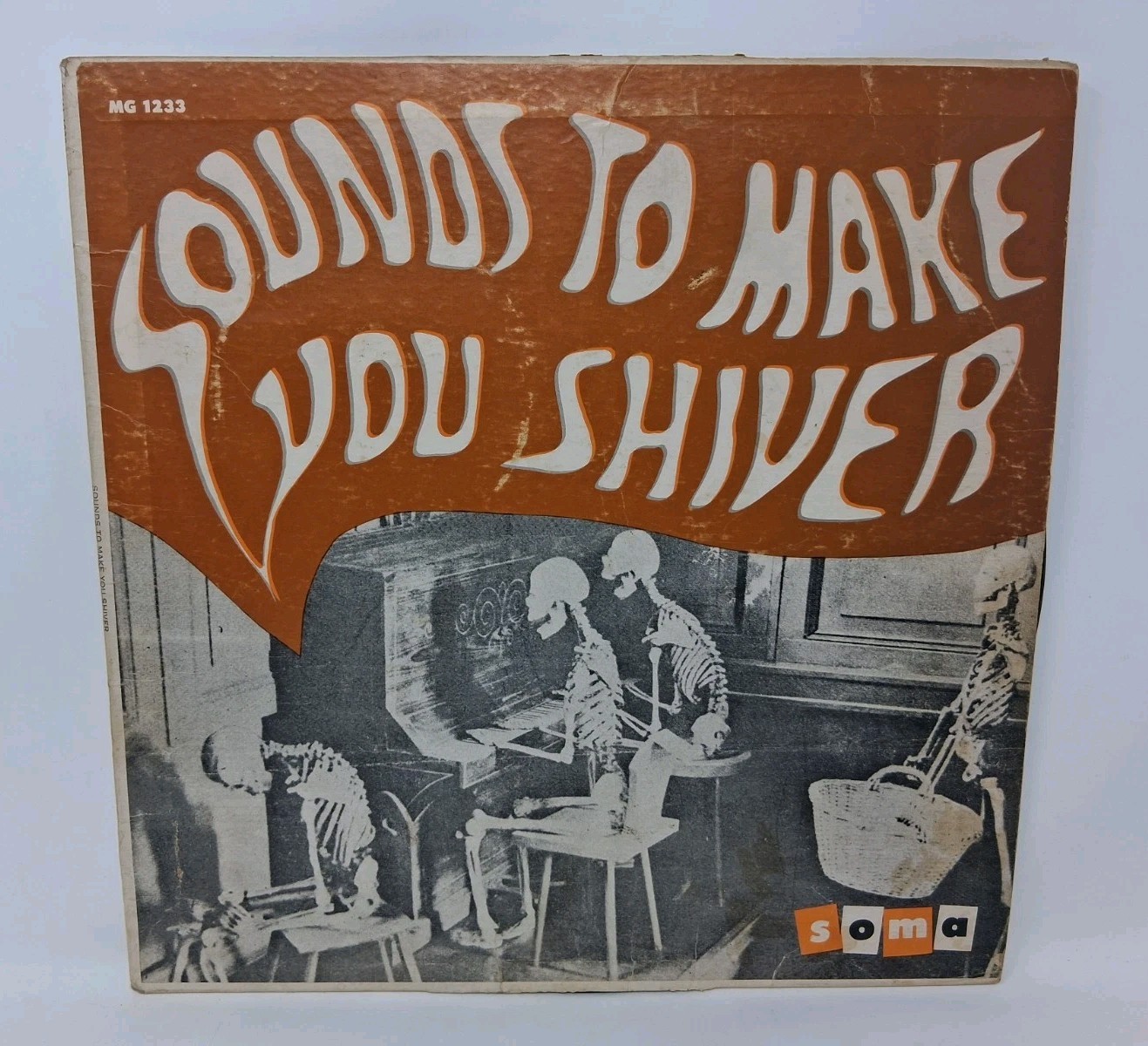 SOUNDS TO MAKE YOU SHIVER Soma MG 1233 Halloween SOUND EFFECTS rare LP RARE HTF