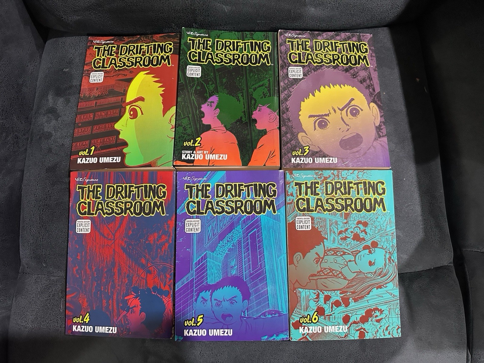 The Drifting Classroom Manga Vol 1-6 Kazuo Umezu VIZ Signature fuori produzione lotto set