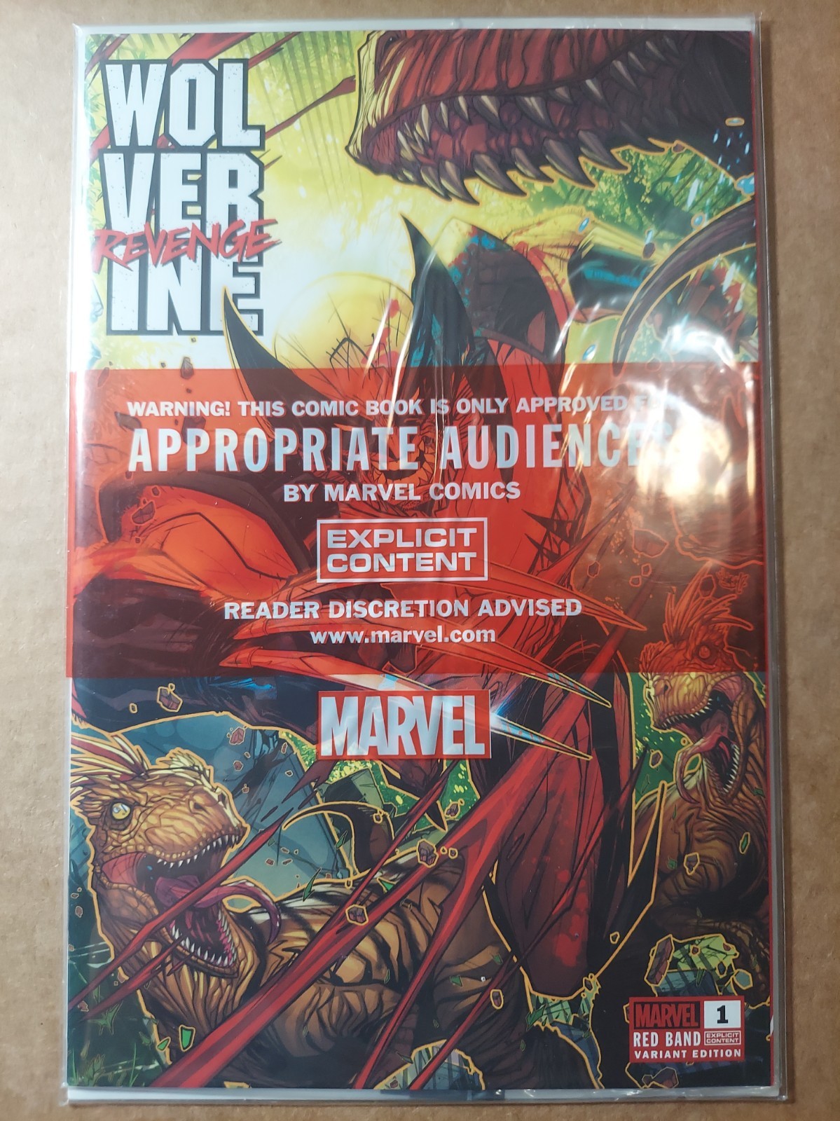 Wolverine: Revenge #1 Red Band Polybagged LTD 2500 esclusiva Jonboy Meyers