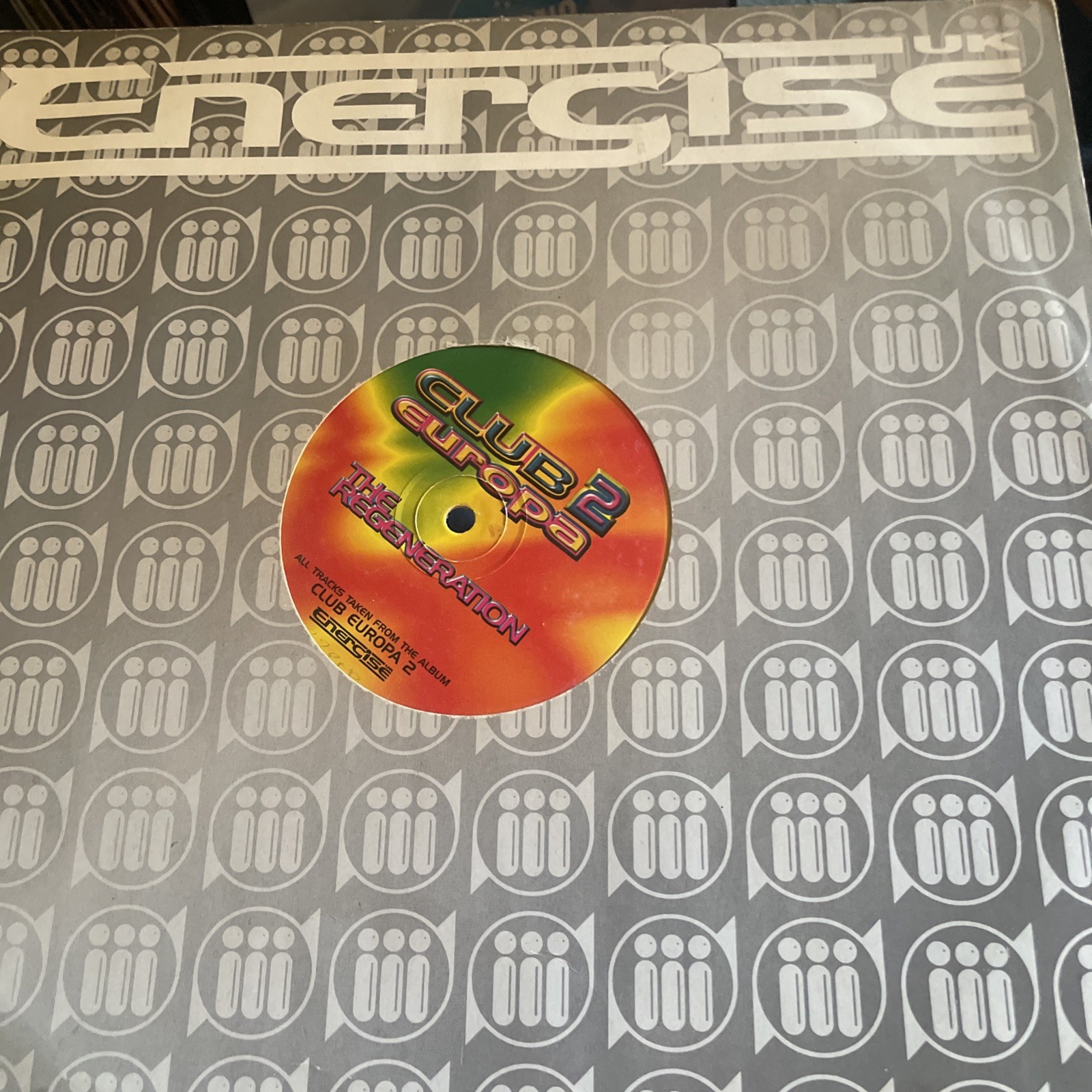 Club Europa 2 The Regeneration 4 track 12" Yellow House Euro Beat Club Tunage d