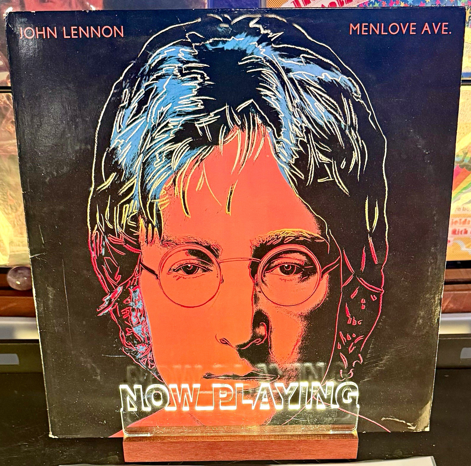 John Lennon Menlove Ave. Capitol Records 1986 12" Black Vinyl LP SJ-12533