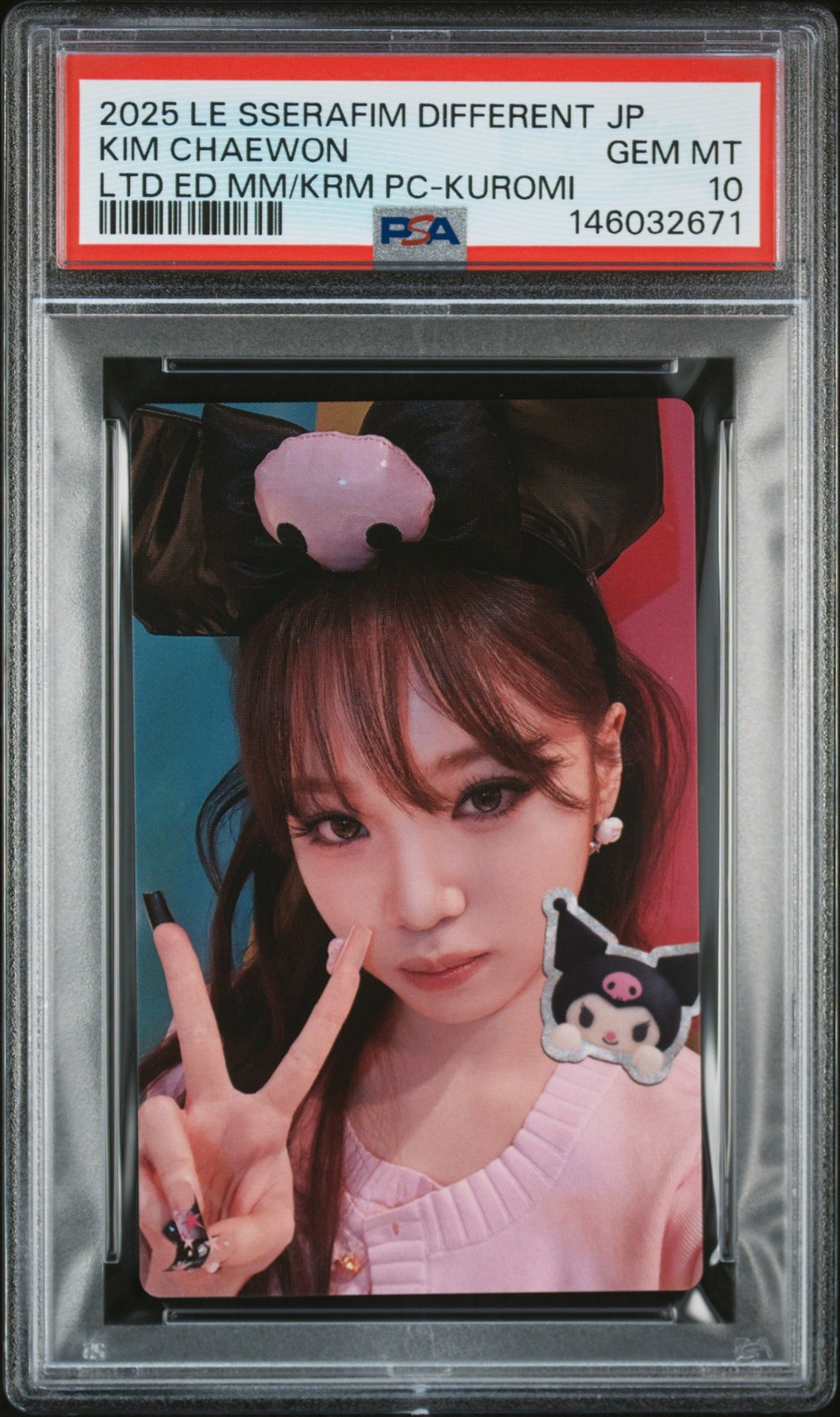 2025 KUROMI KIM CHAEWON PSA 10