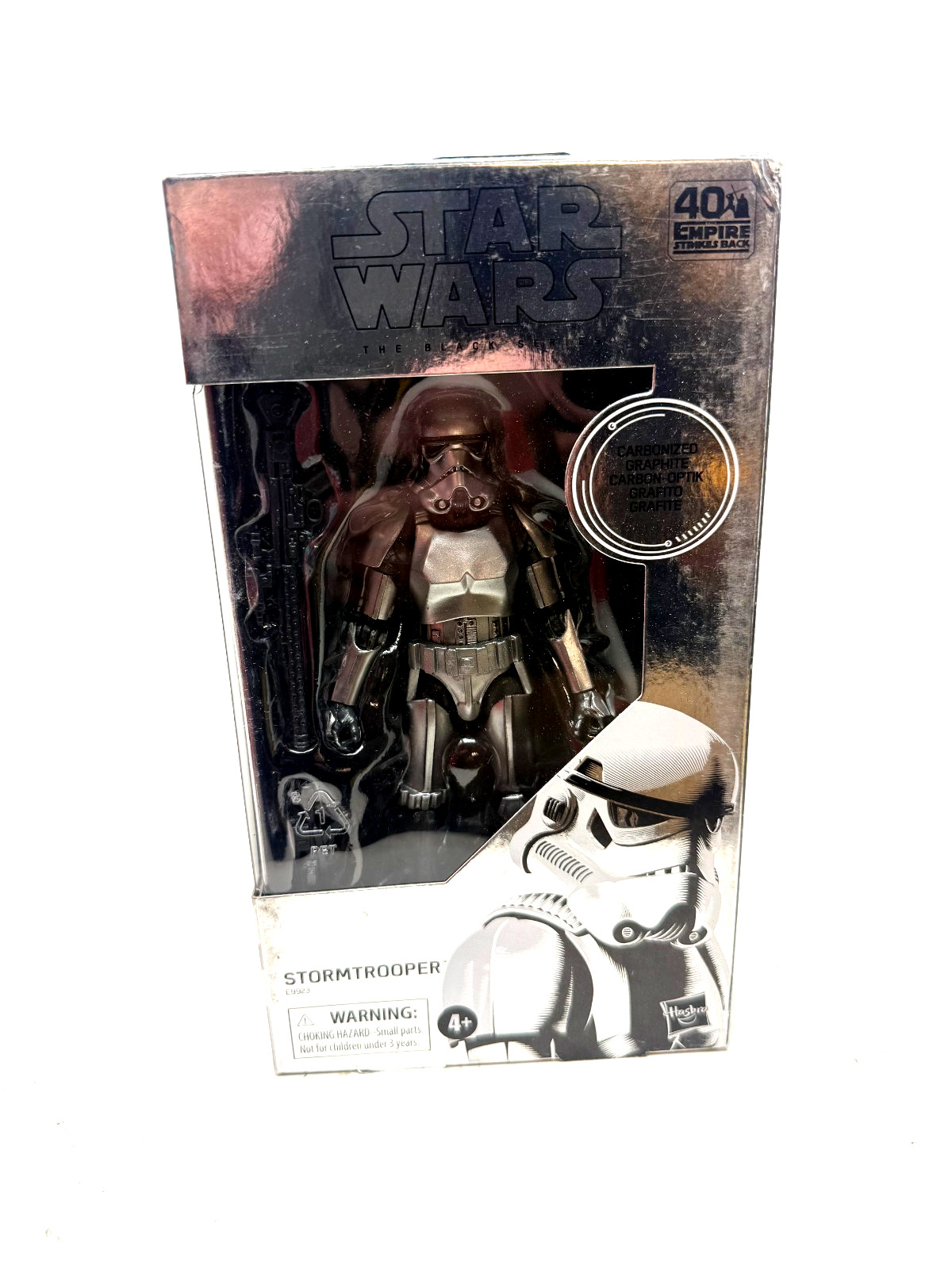 Star Wars Hasbro Black Series Carbonized Stormtrooper Action Figure (T7)