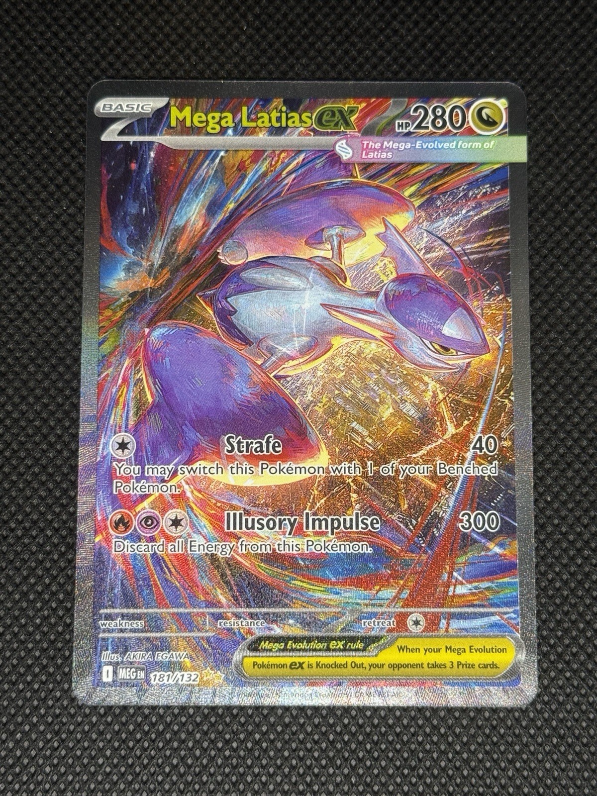 Pokémon TCG Mega Latias EX 181/132 Mega Evoluzione NM condizioni