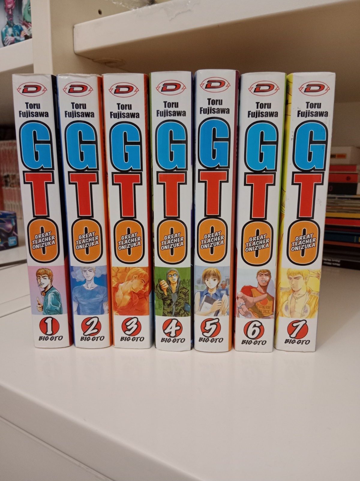 Dynit GTO - Great Teacher Onizuka Toru Fujisawa Lotto volumi 1-7 - manga - USATO