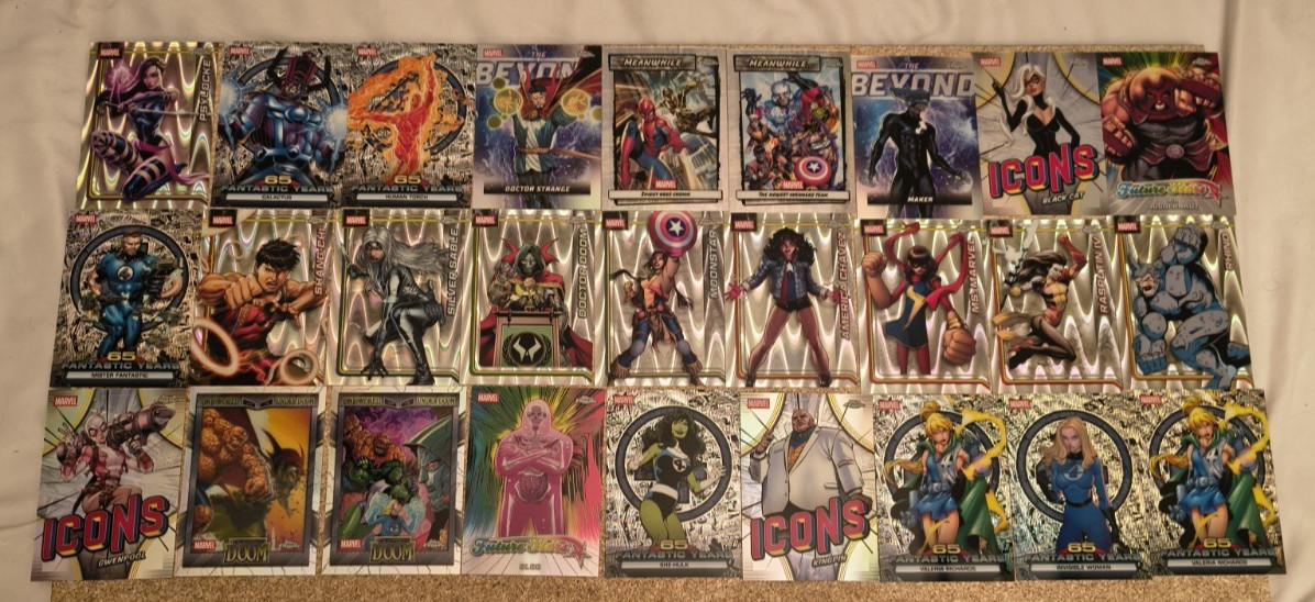 Topps Chrome Marvel Comics Futurestars, Beyond, Raywave, Fanfare, 65 FY, icone