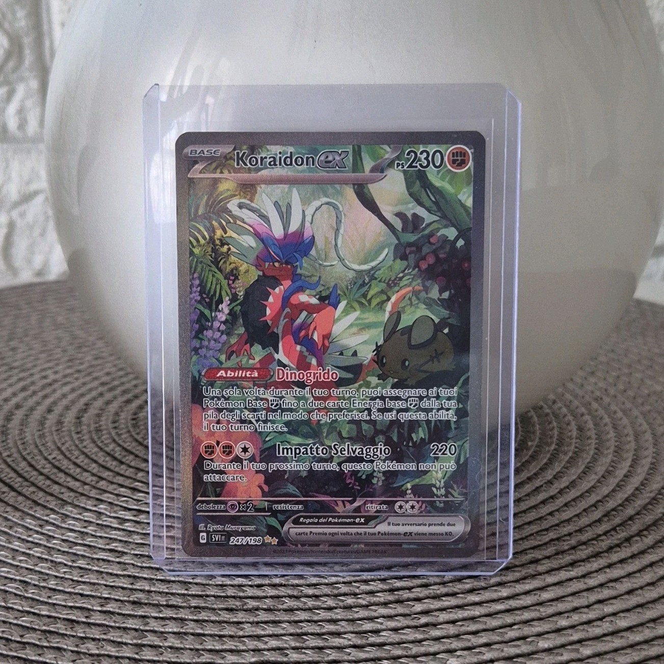 Pokémon Koraidon ex 247/198 ITA 2023 PV 230 Attacco 220 Olografica