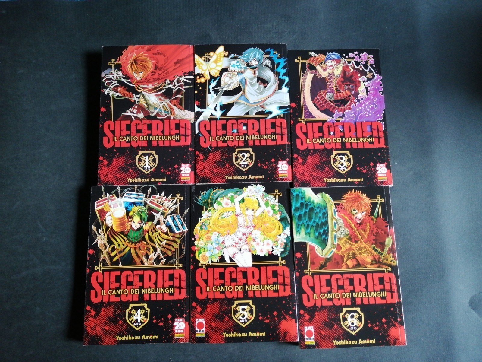 SIEGFRIED IL CANTO DEI NIBELUNGHI 1/6 COMPLETA EDIZIONE PLANET MANGA