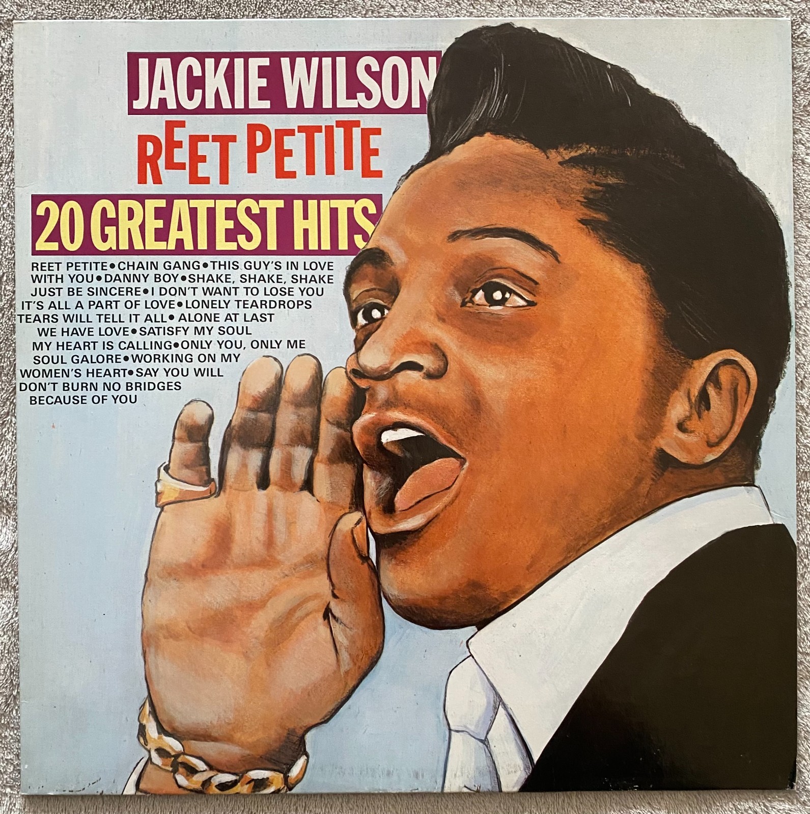 Jackie Wilson – Reet Petite - 20 Greatest Hits  Vinyl Record LP