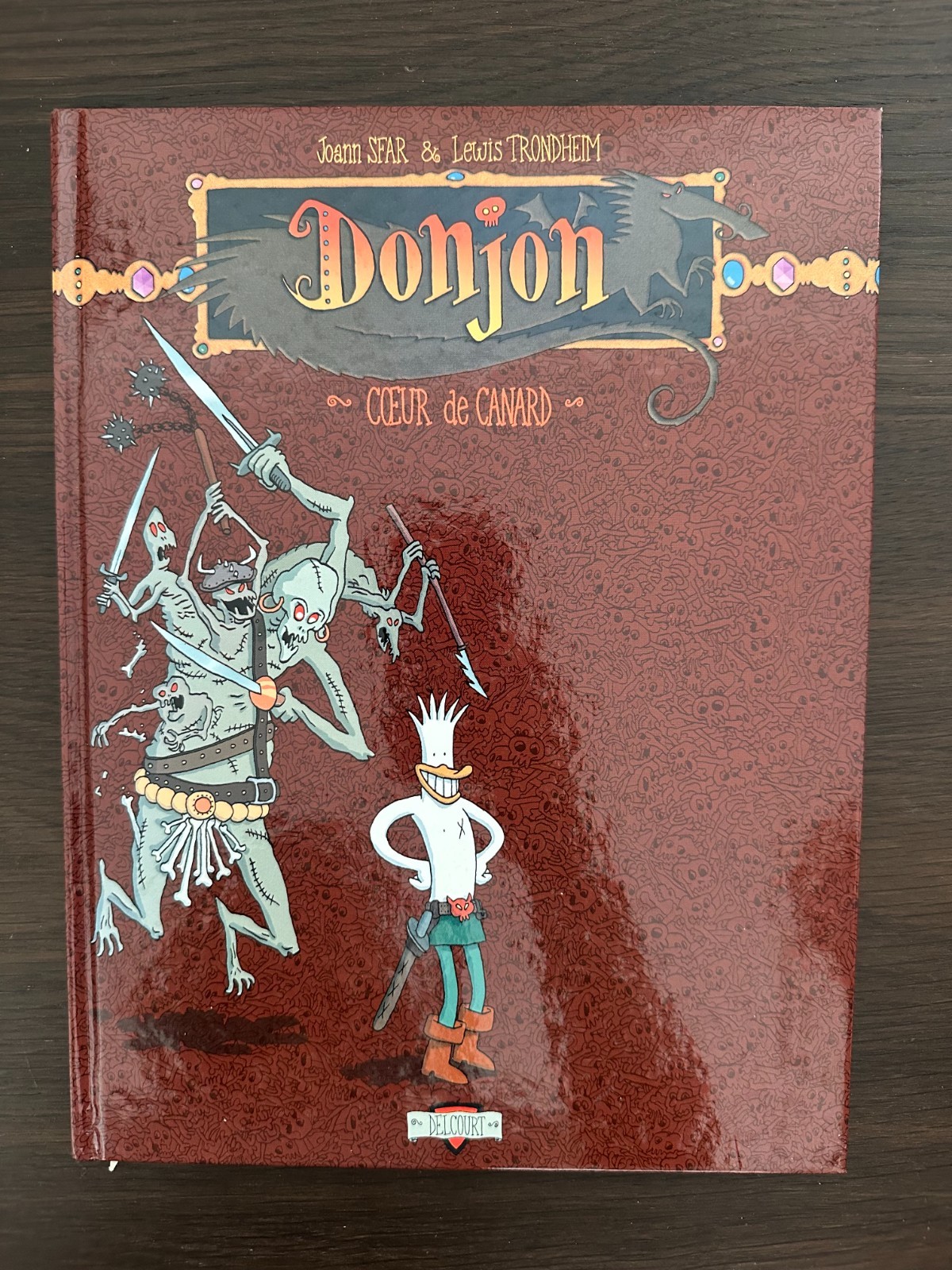 DONJON ZÉNITH 1 Cœur de canard Sfar Trondheim Delcourt 1998 cartonné