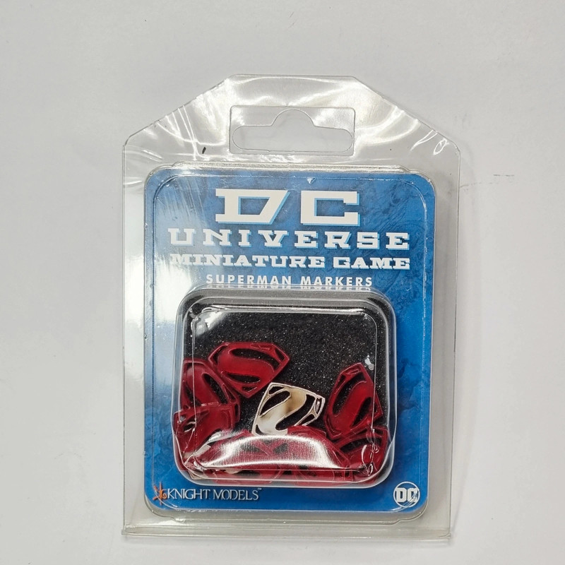 Superman marcadores, tokens superman dc. Dc miniatures game
