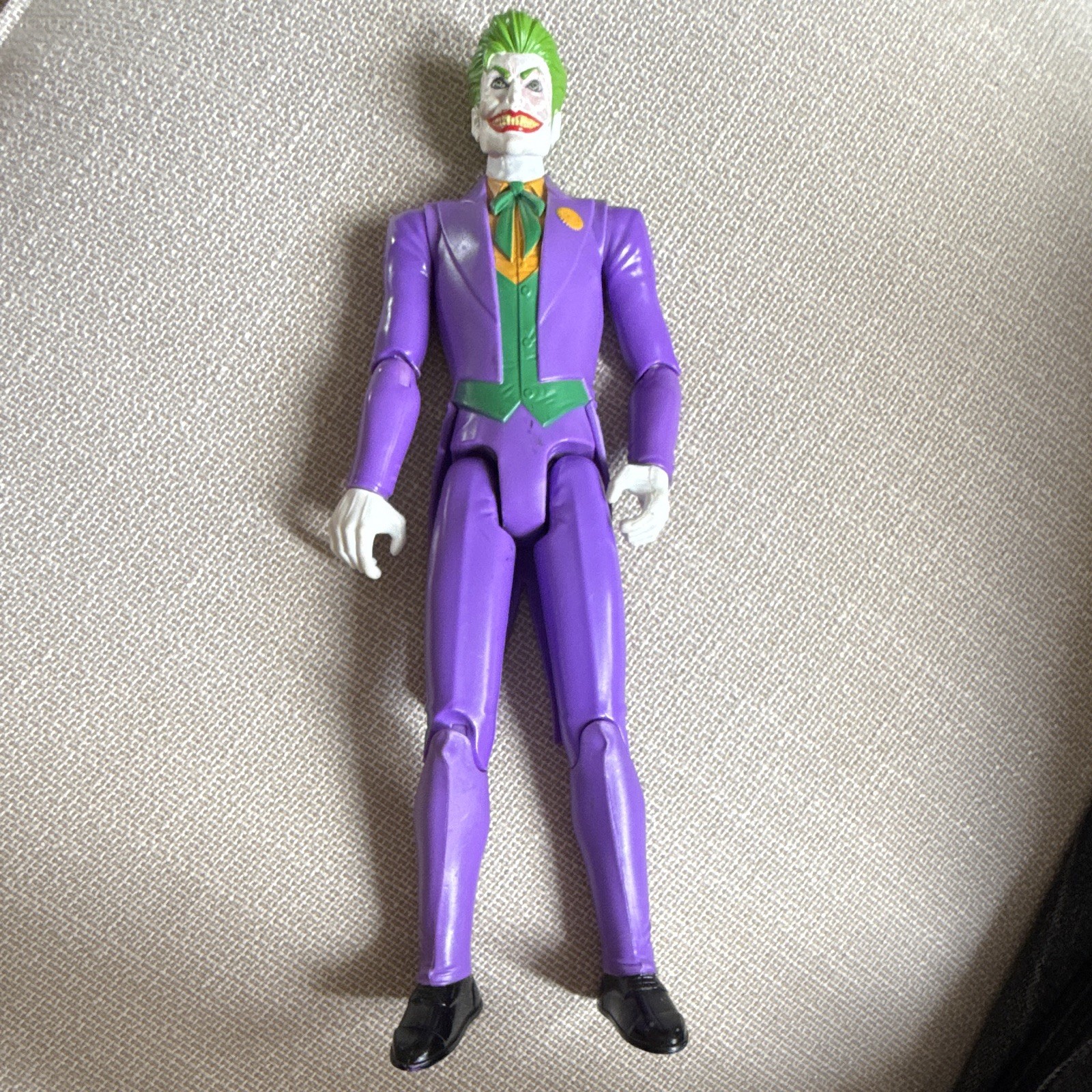 Batman/DC Joker Action Figure in plastica tuta viola capelli verdi