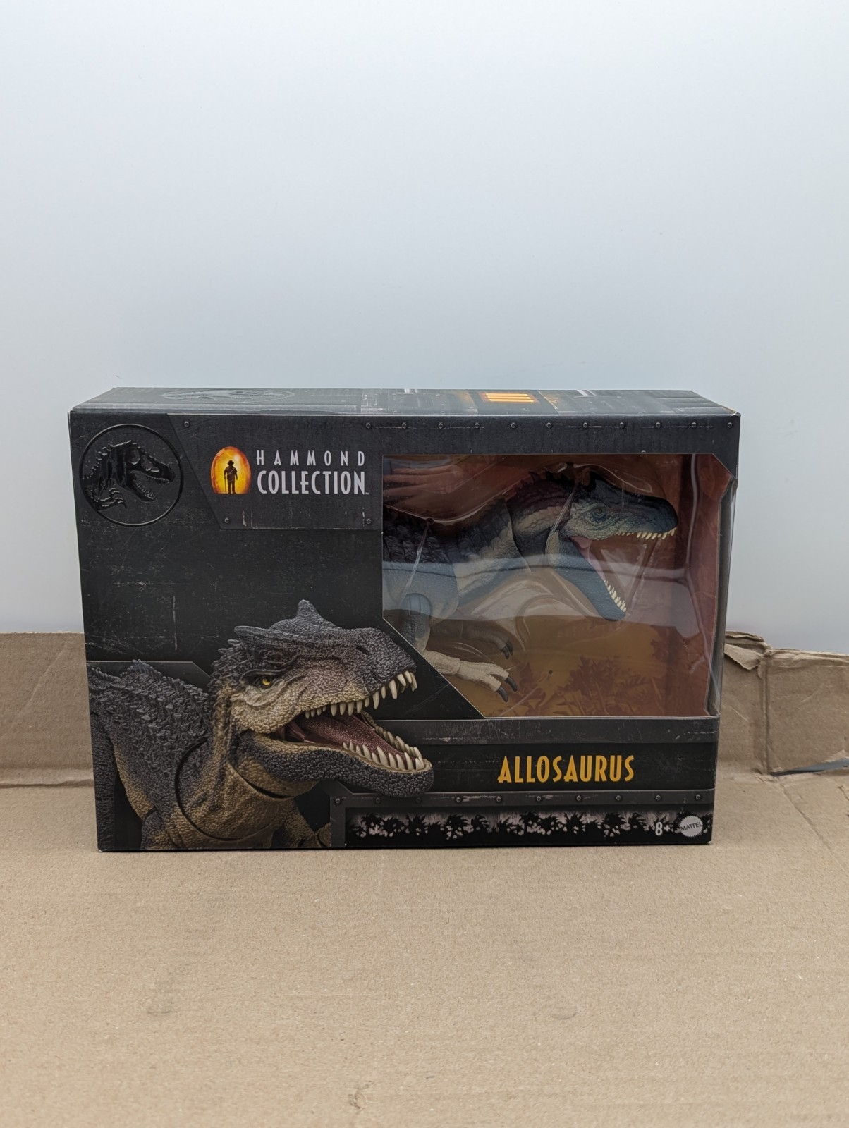 Modellino dinosauro Allosaurus Jurassic World Hammond Collection nuovo