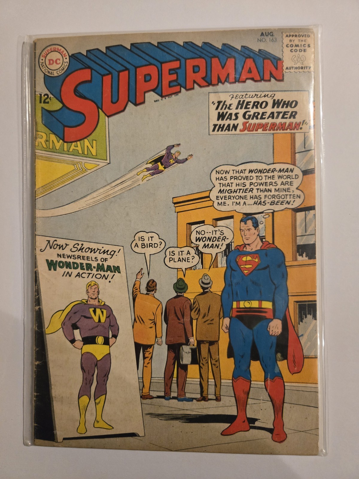 Superman #163 DC Comics 1963 prima apparizione Mad Bomber "