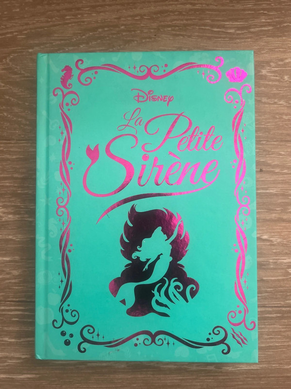Livre Histoire La Petite Sirène Disney – Édition Collector Couverture Rigide