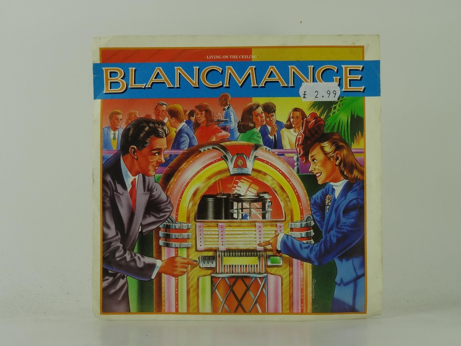 BLANCMANGE LIVING ON THE CEILING (37) 2 Track 7" Single plus Picture Sleeve LOND