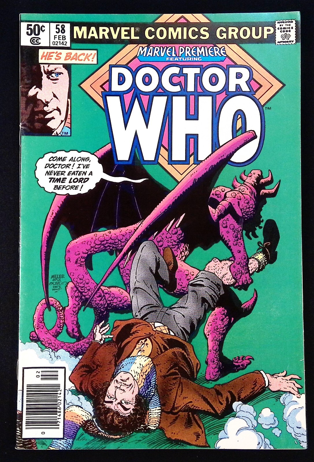 Marvel Premiere 58 Doctor Who Quarto Dottore Marvel Comics