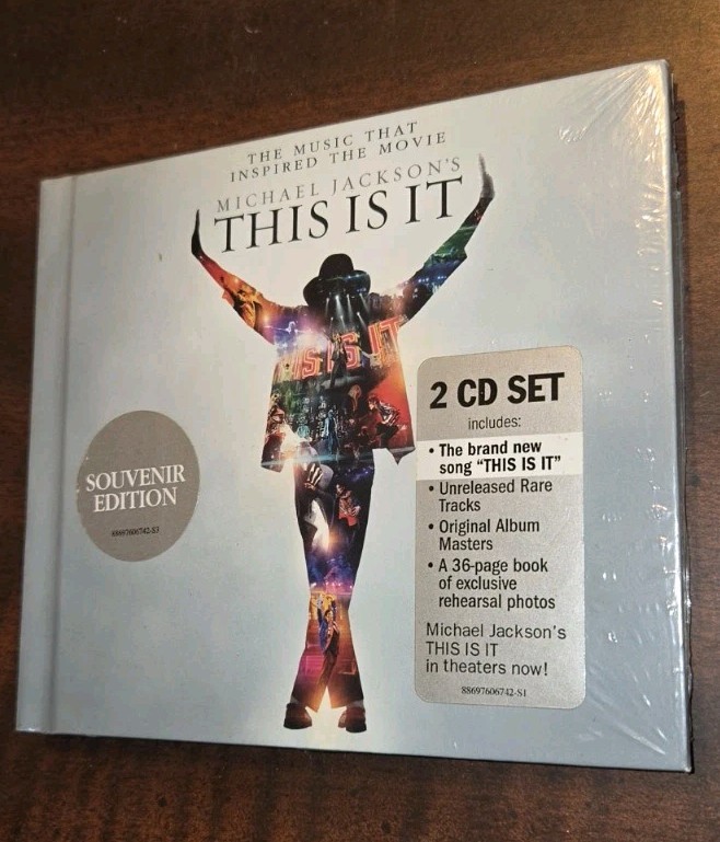 Michael Jackson: Is It Souvenir Edition 2 CD Set 2009 New Sealed W/ Hype Sticker