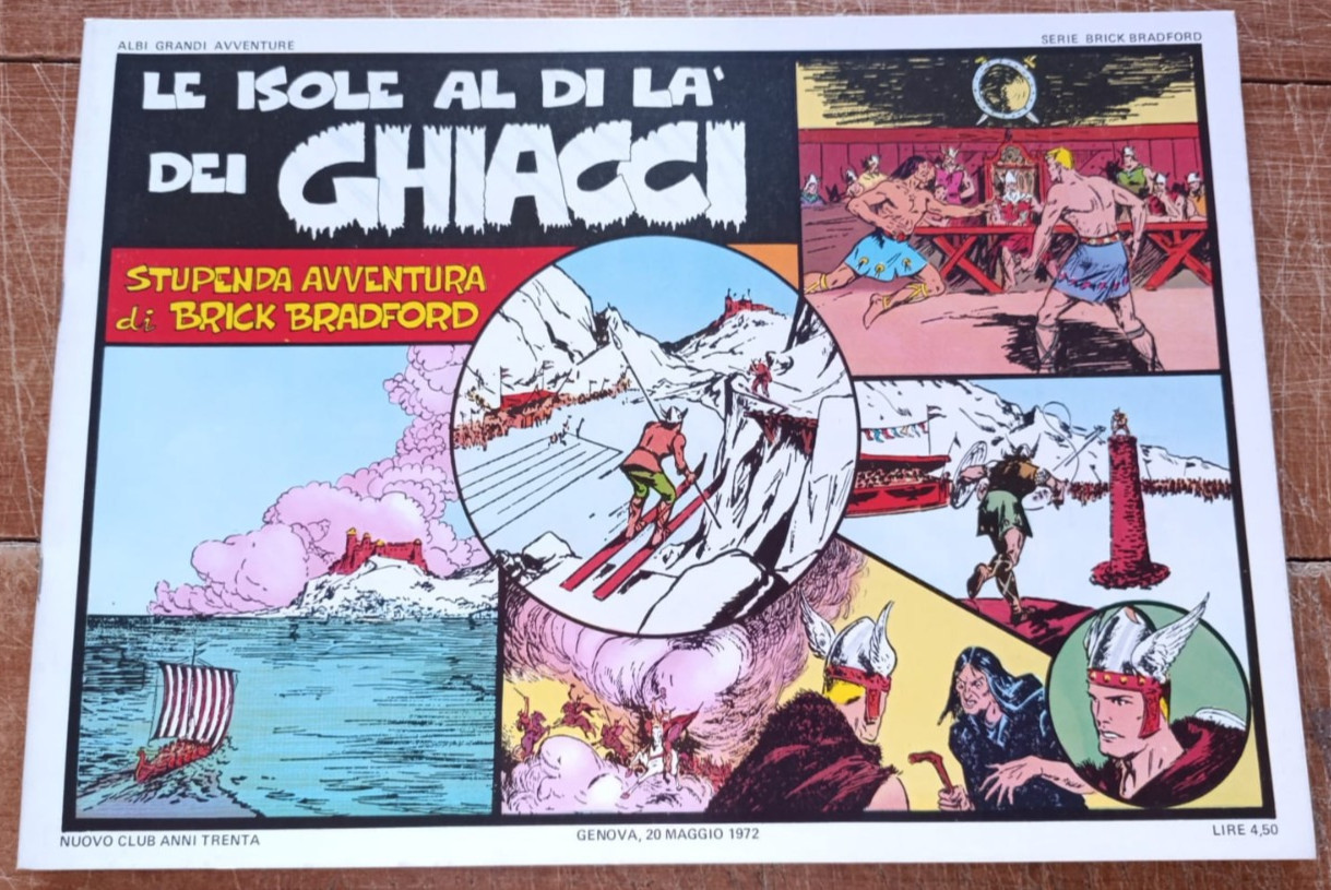 BRICK BRADFORD club anni 30 (Le isole al di là dei ghiacci)