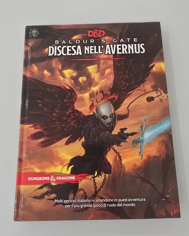 Dungeon & Dragons D&D Baldur's Gate Discesa nell'Avernus prima stampa 2020