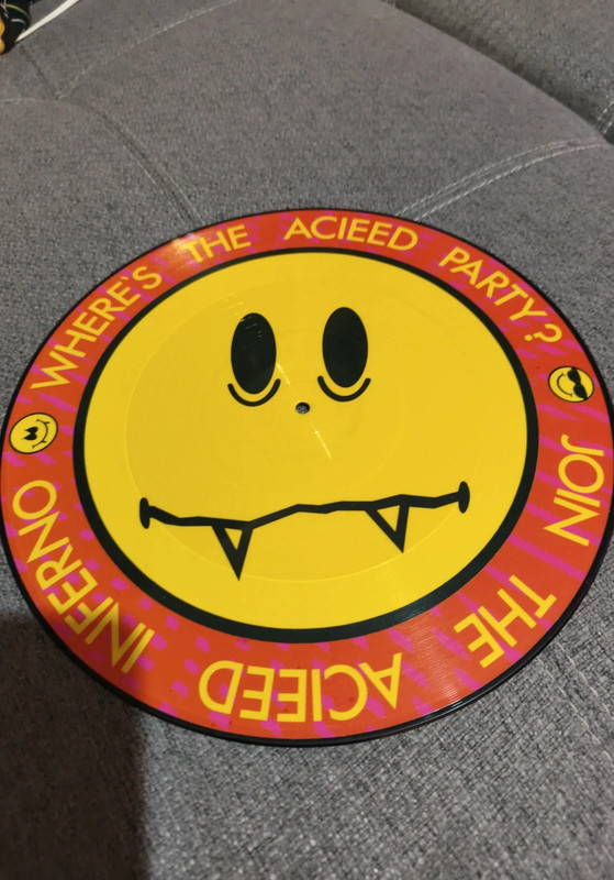 Rare "Where's The Acieed Party?" Picture Disc Vinyl