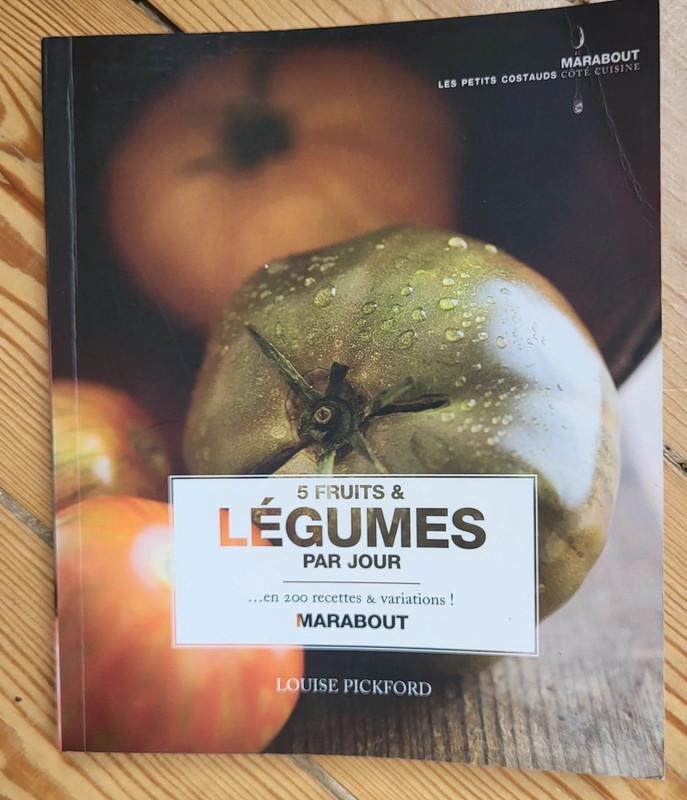 Livre de recettes : 5 fruits et légumes par jour