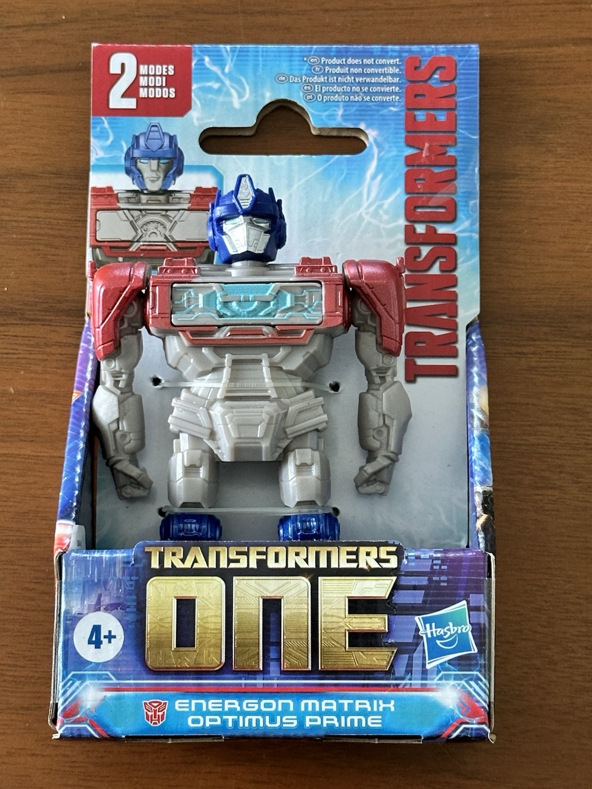 Transformers One Energon Matrix Optimus Prime Modellino Robot 4,5" 2 MODALITÀ