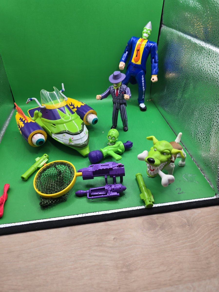 Toy Island 1997 La Maschera Animata Eye Popping Street Machine Rara E Figure 