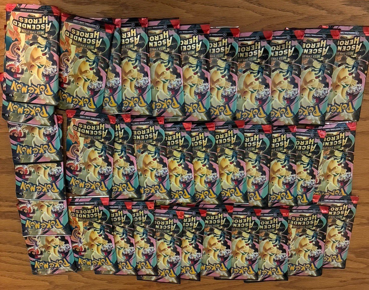 36 x ASCENDED HEROES Sigillati BOOSTER PACKS Pokémon TCG