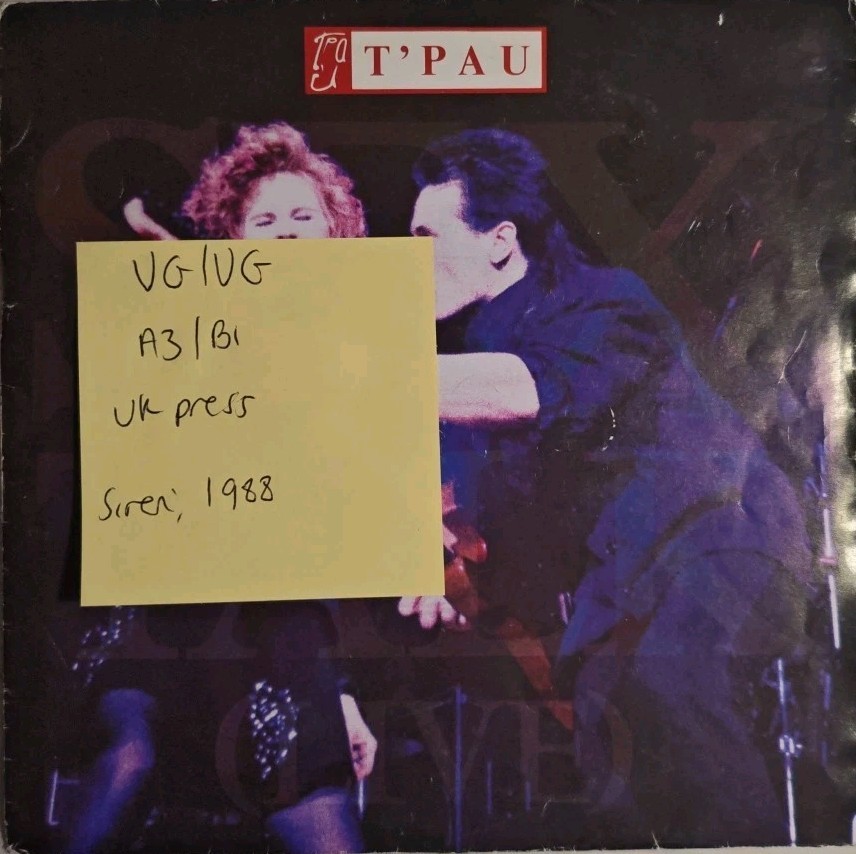 T'pau Sex Talk Vinyl Record 7" VG/VG SRN80 1988