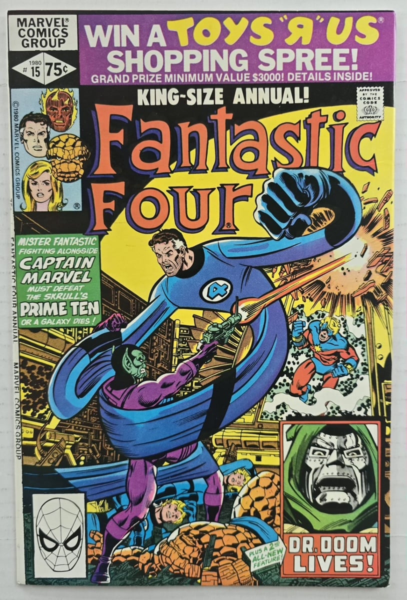 FANTASTICI QUATTRO FUMETTI ANNUALI #15 (MARVEL, 1980) ETÀ DEL BRONZO -