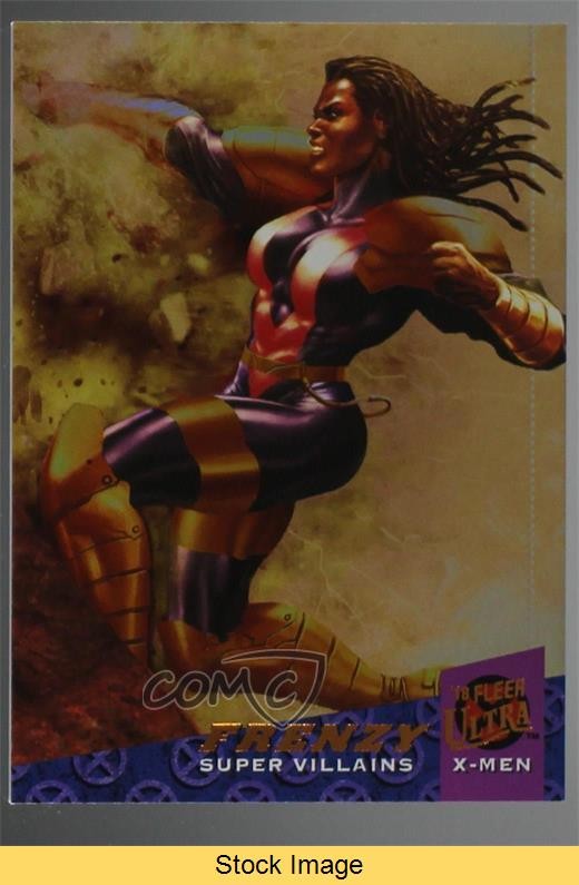 2018 Fleer Ultra Marvel X-Men Villains Rainbow Foil Frenzy #125 READ 0wz4