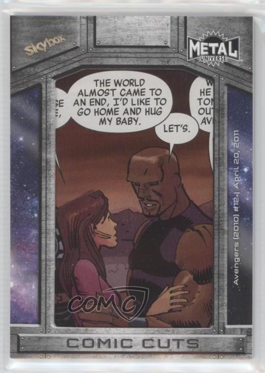 2024 Skybox Marvel Metal Universe Avengers Comic Cuts 37/65 #12 #CC-AV25 tr0